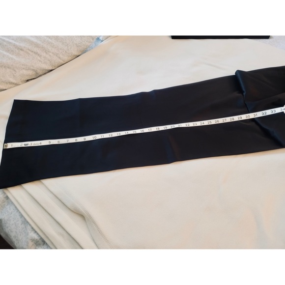 NWOT modern black sateen dress pants by Spiegel - Picture 7 of 9